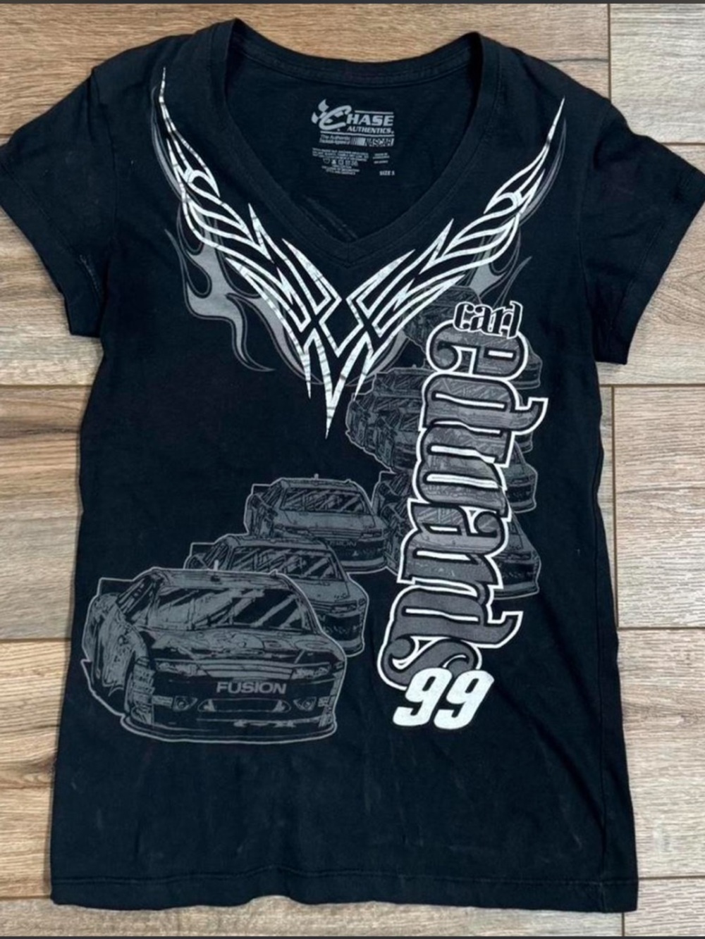 NASCAR Chase Authentics 2000s Y2k Style Graphic Baby Tee | Size Small